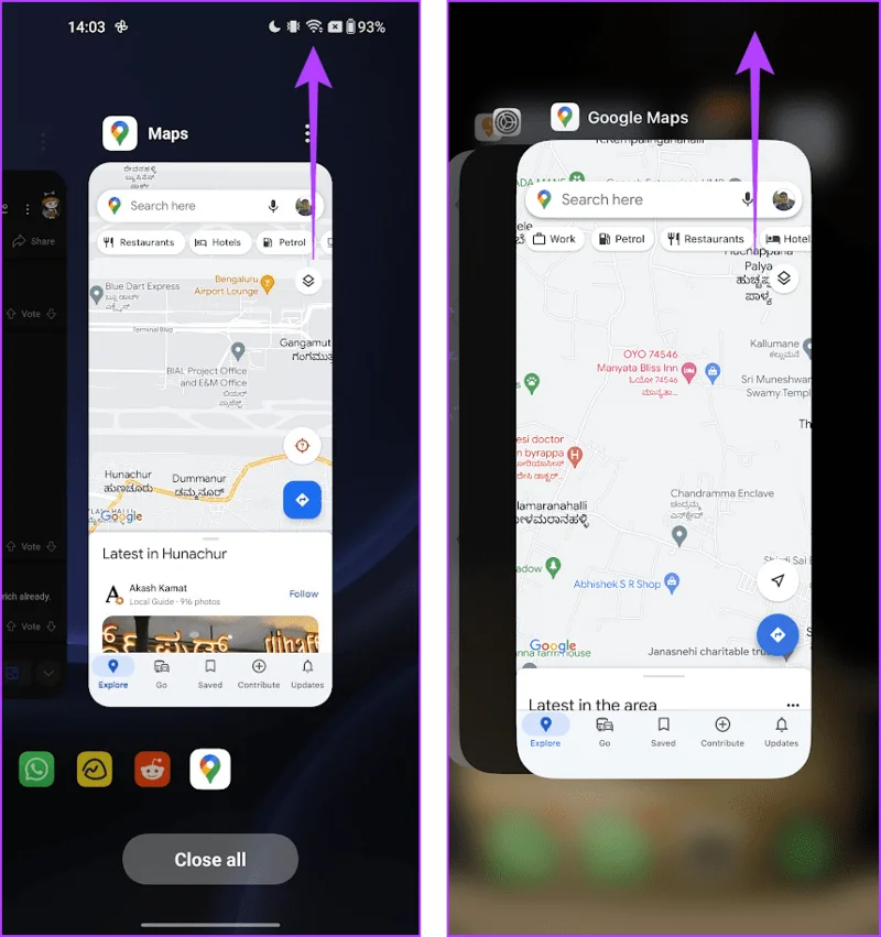 Hoe Google Maps te repareren die niet automatisch roteren op iPhone en Android