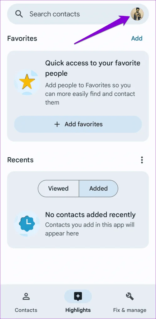 Top 6 manieren om contacten te repareren Zoeken werkt niet op Android