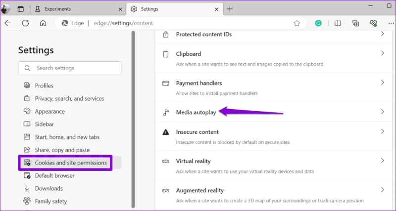 Hoe u automatisch afspelen voor audio en video's in Microsoft Edge kunt uitschakelen