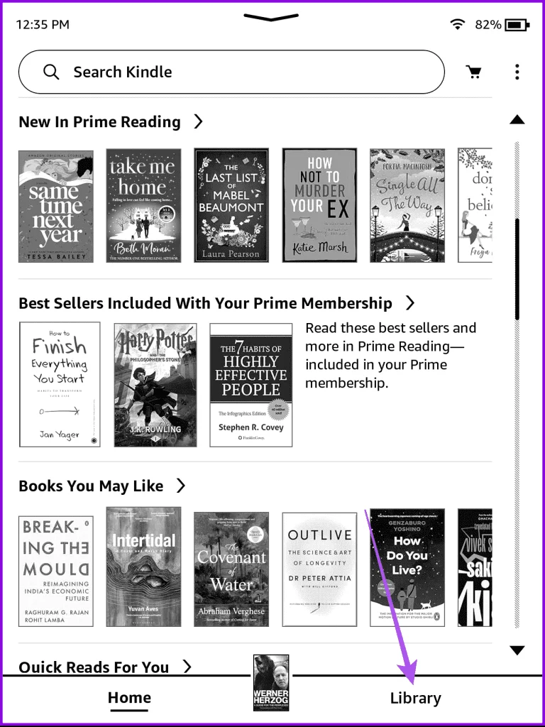 Comment créer et gérer des collections sur Amazon Kindle