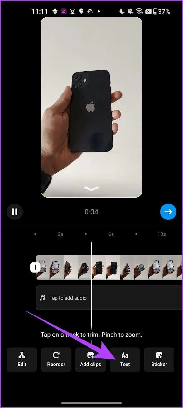 Come modificare i reel utilizzando l'editor integrato di Instagram