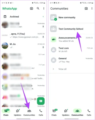 Come eliminare, disattivare o uscire dalla community di WhatsApp