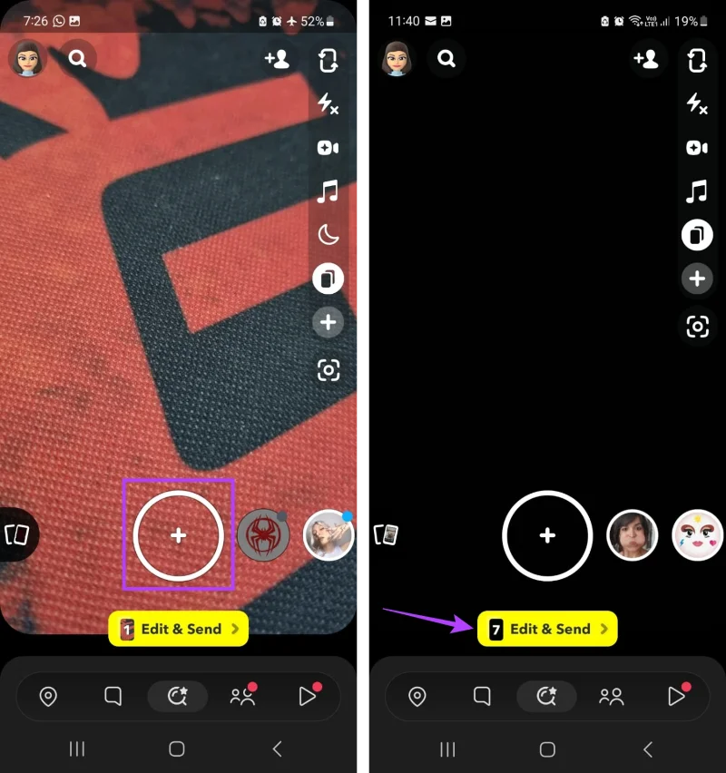 Comment ajouter des photos de pellicule à l'histoire de Snapchat