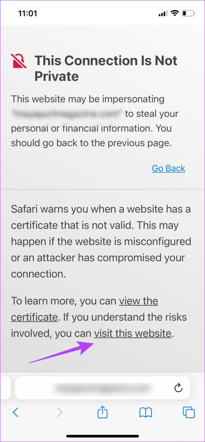 9 oplossingen voor 'Deze verbinding is niet privé' in Safari op iPhone en iPad