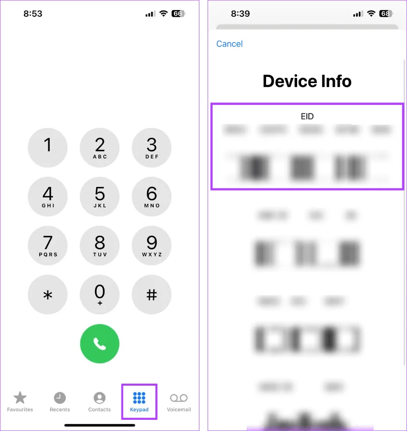 O que é o número EID no iPhone e como você pode encontrá-lo