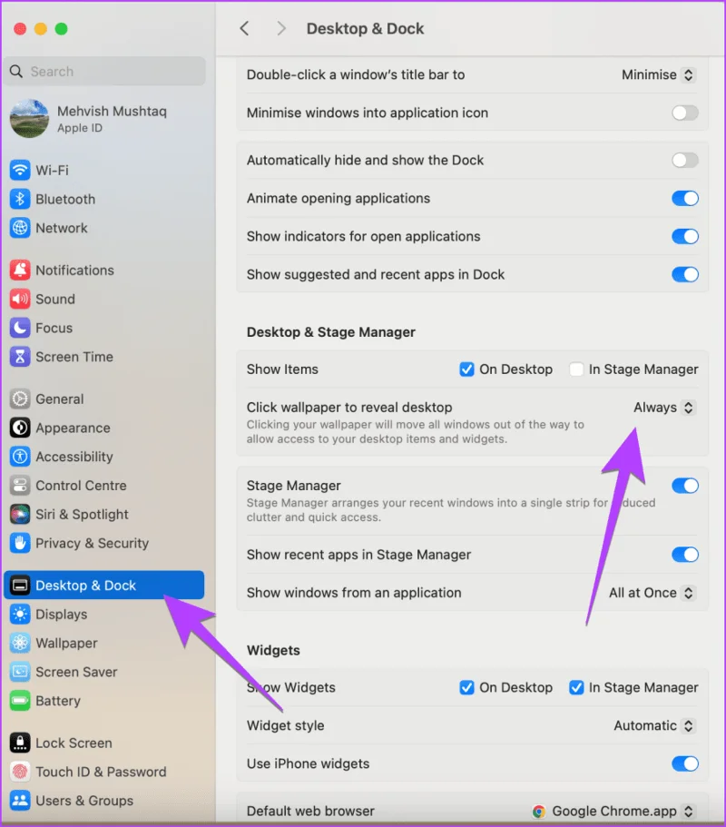 4 modi per mostrare il desktop su un Mac