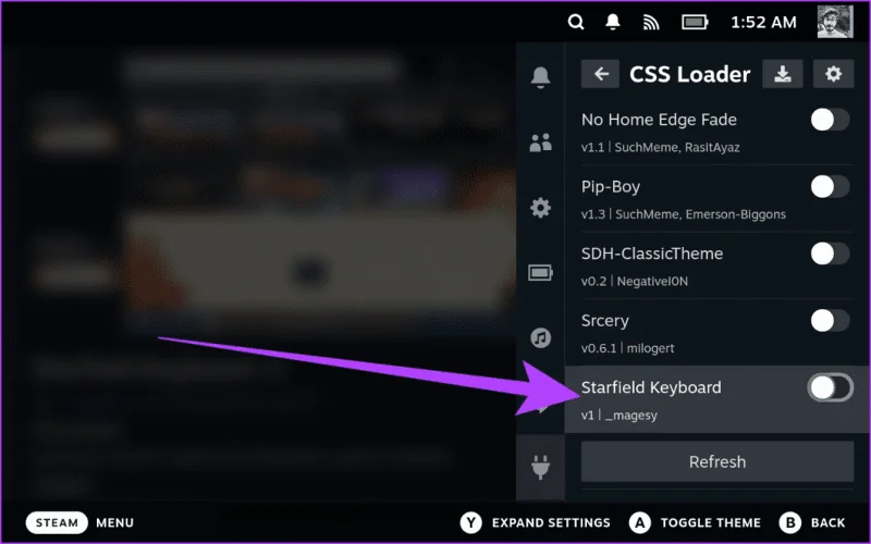 Come cambiare il tema della tastiera su Steam Deck