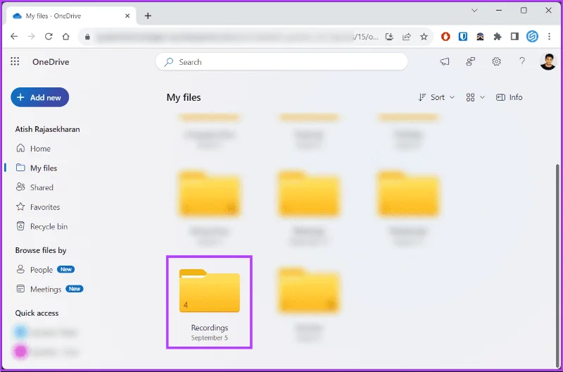 Come scoprire dove sono archiviate le registrazioni dei team