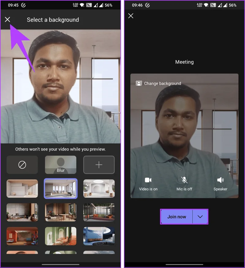 Come cambiare lo sfondo in Microsoft Teams