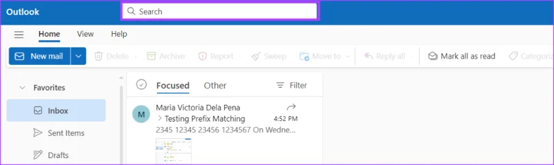Un guide d'utilisation de la barre de recherche et des opérateurs de recherche dans Microsoft Outlook