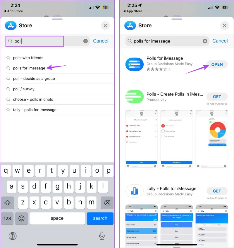 Cómo crear una encuesta en iMessage en iPhone y iPad