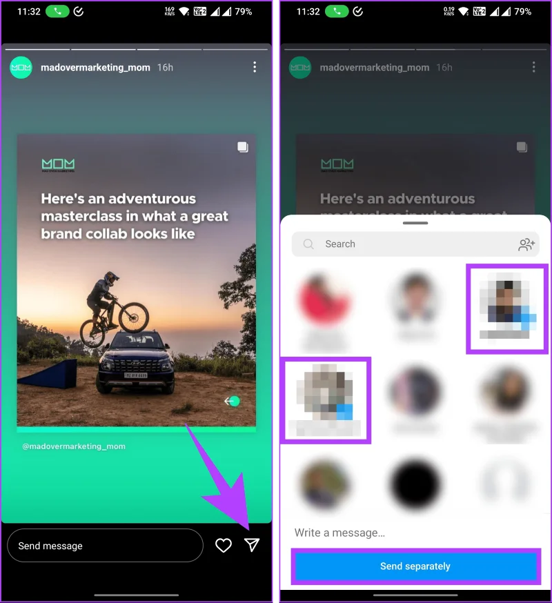 Come condividere (ripubblicare) la storia di qualcun altro su Instagram