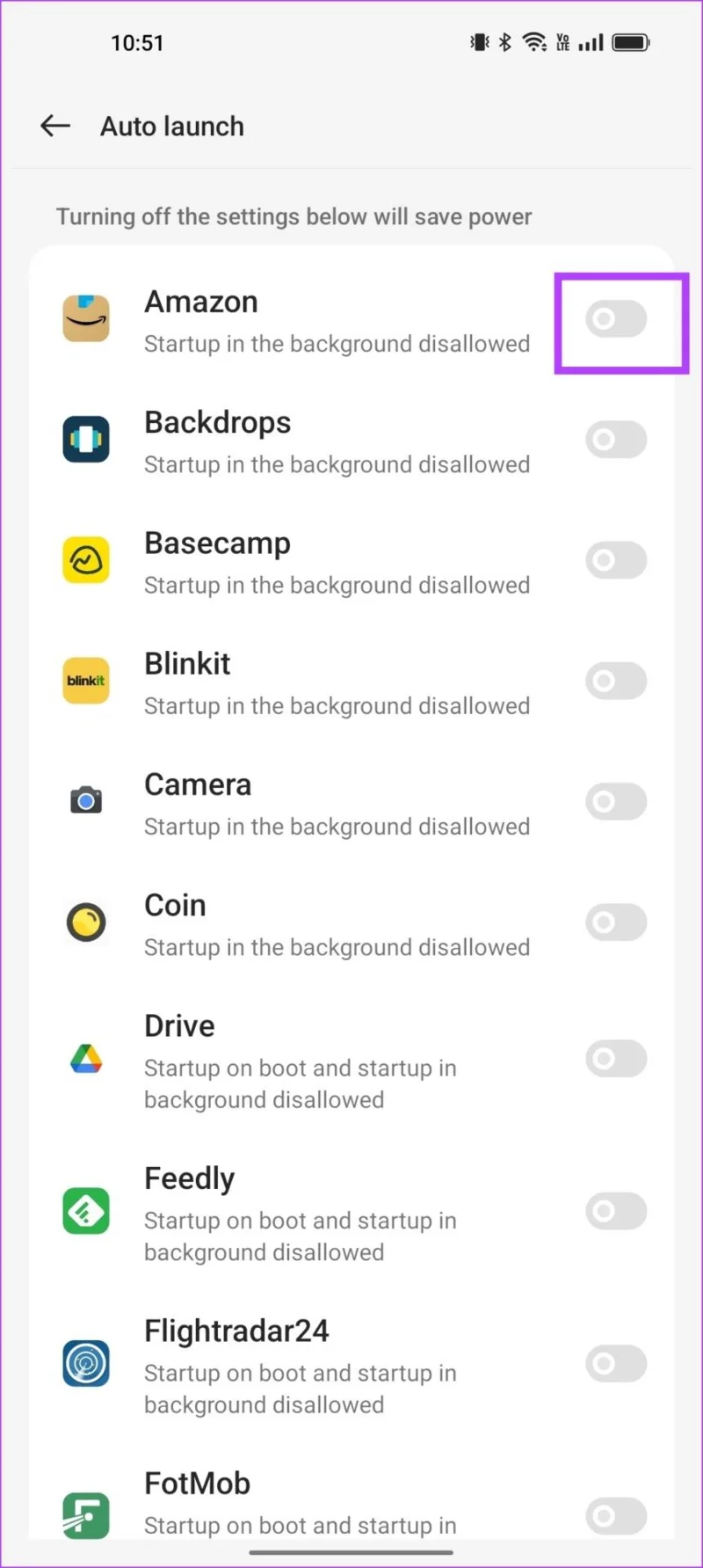 วิธีเปิดใช้งานหรือปิดใช้งานการเริ่มต้นอัตโนมัติสำหรับแอพ Android