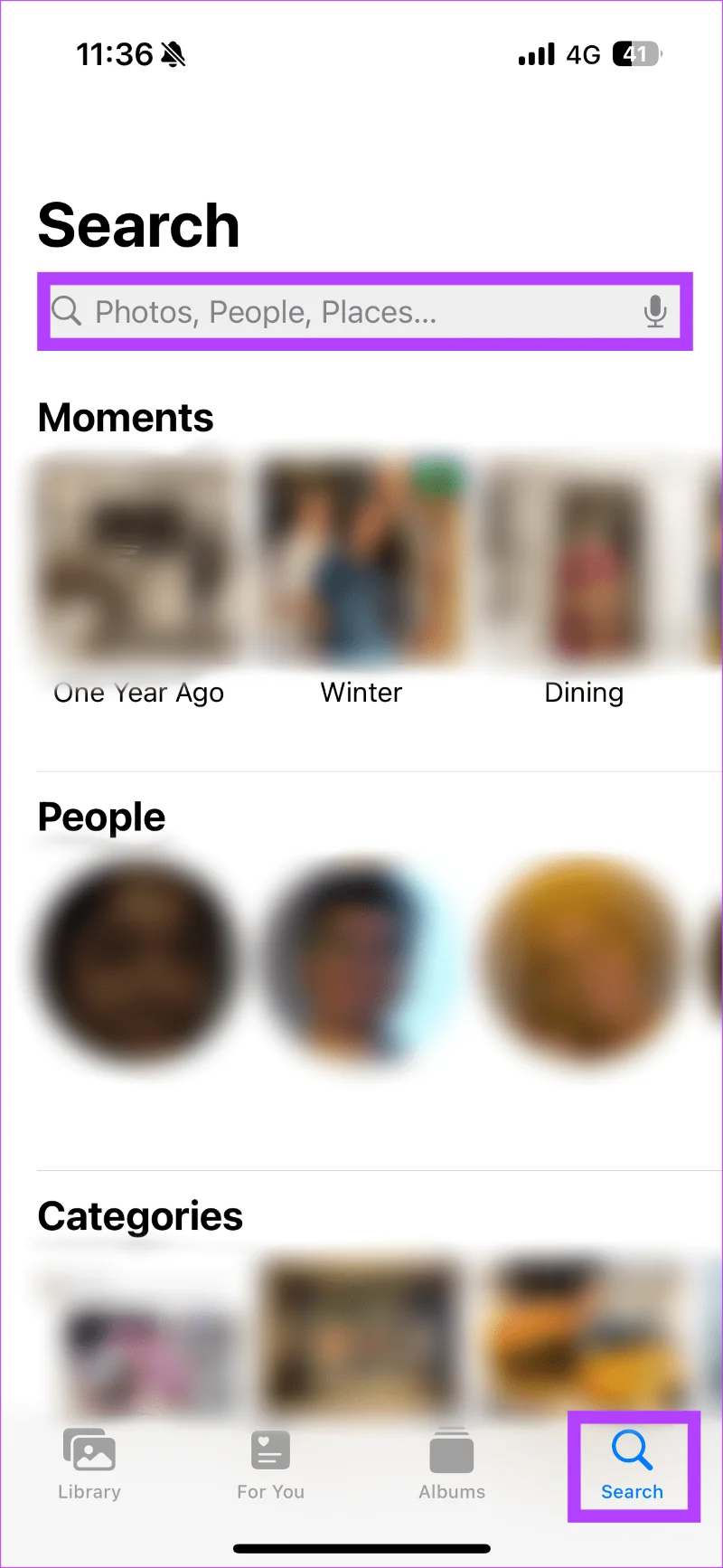 Comment afficher uniquement les photos de l'appareil photo sur iPhone