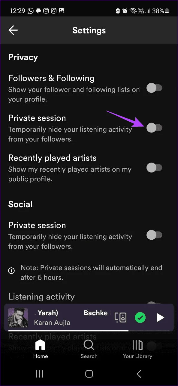 Qu'est-ce que la session privée Spotify et comment l'activer ou la désactiver