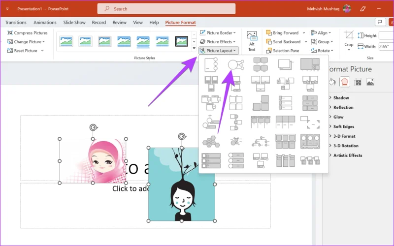 4 maneiras de cortar uma imagem em um círculo no PowerPoint