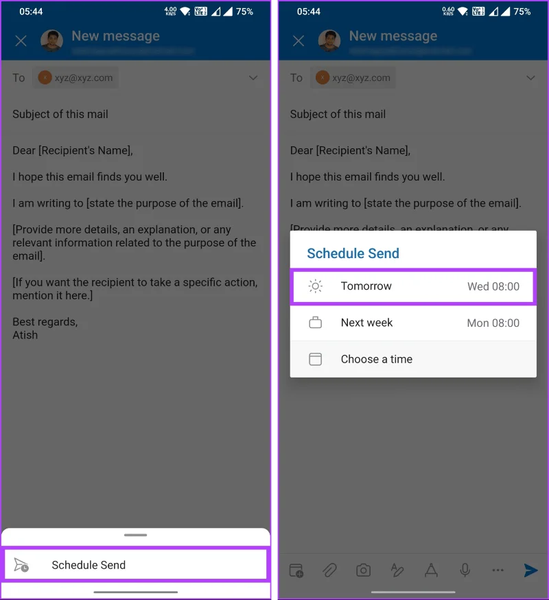 Come pianificare le e-mail in Outlook su qualsiasi piattaforma