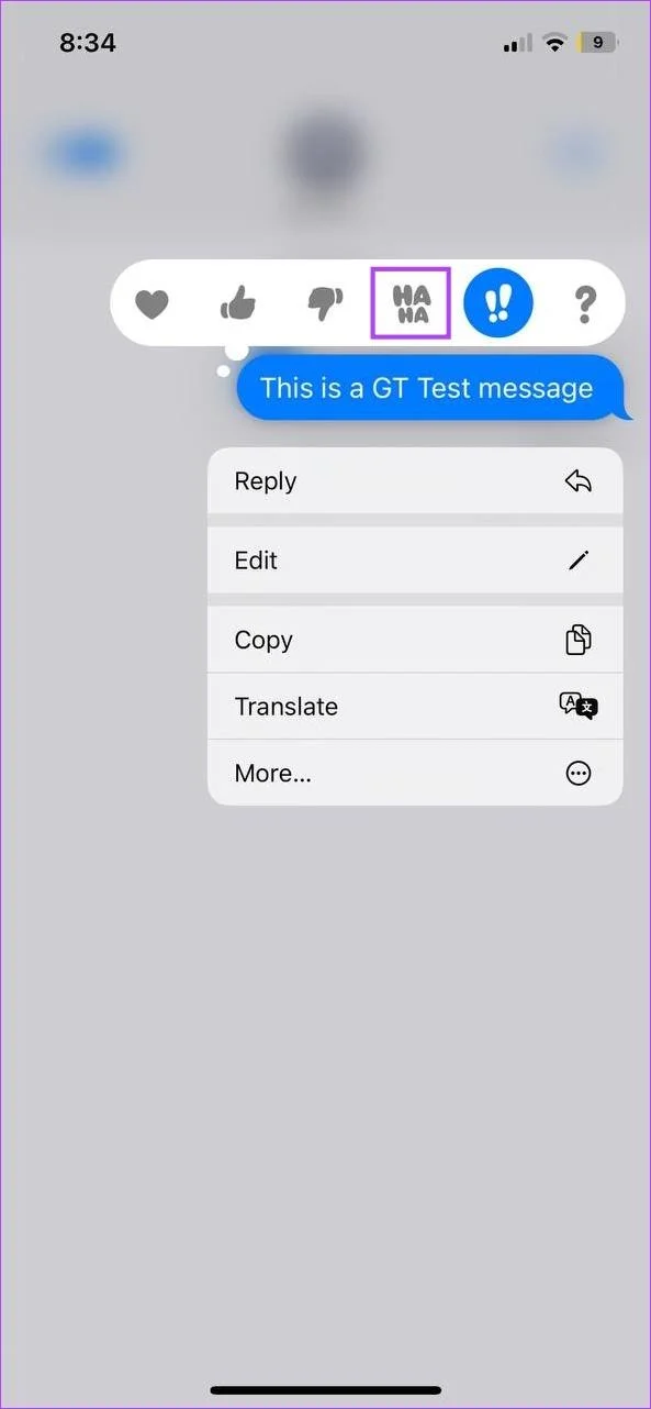 Wat zijn benadrukte reacties en hoe u ze kunt gebruiken op de iPhone