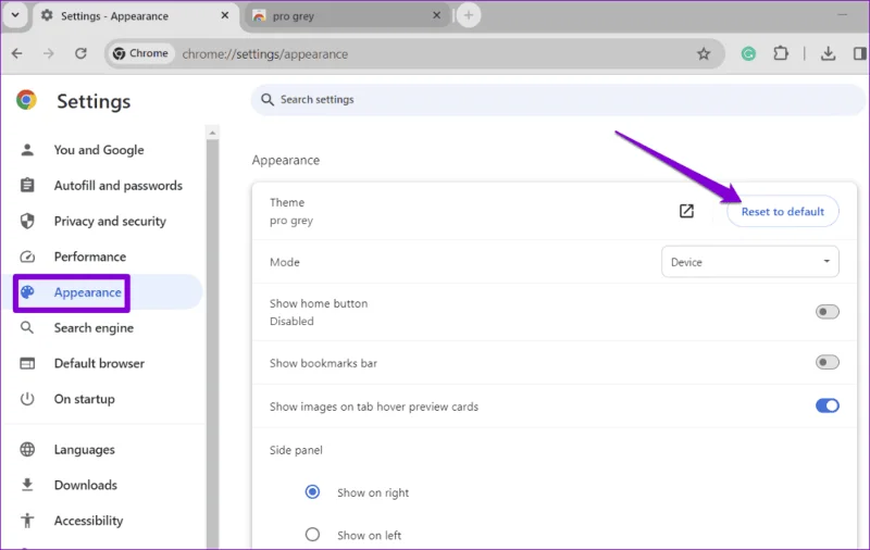 Top 6 oplossingen voor Google Chrome blijft van thema veranderen