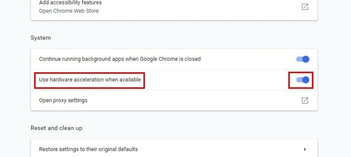 Windows에서 Google Chrome 화면 깜박임 수정 방법