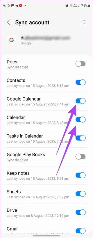 12 correzioni per il calendario Samsung che non mostra eventi e festività
