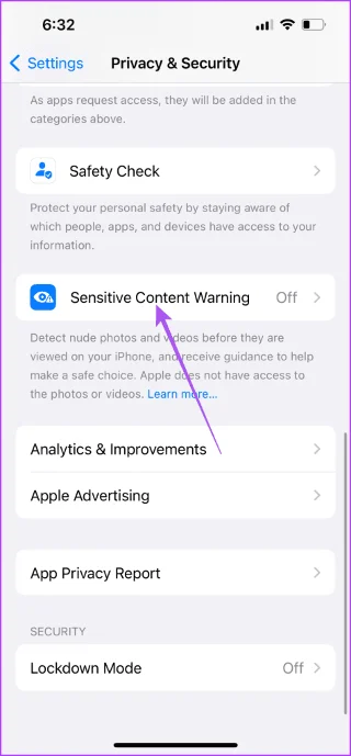 Waarschuwing voor gevoelige inhoud inschakelen op iPhone, iPad en Mac