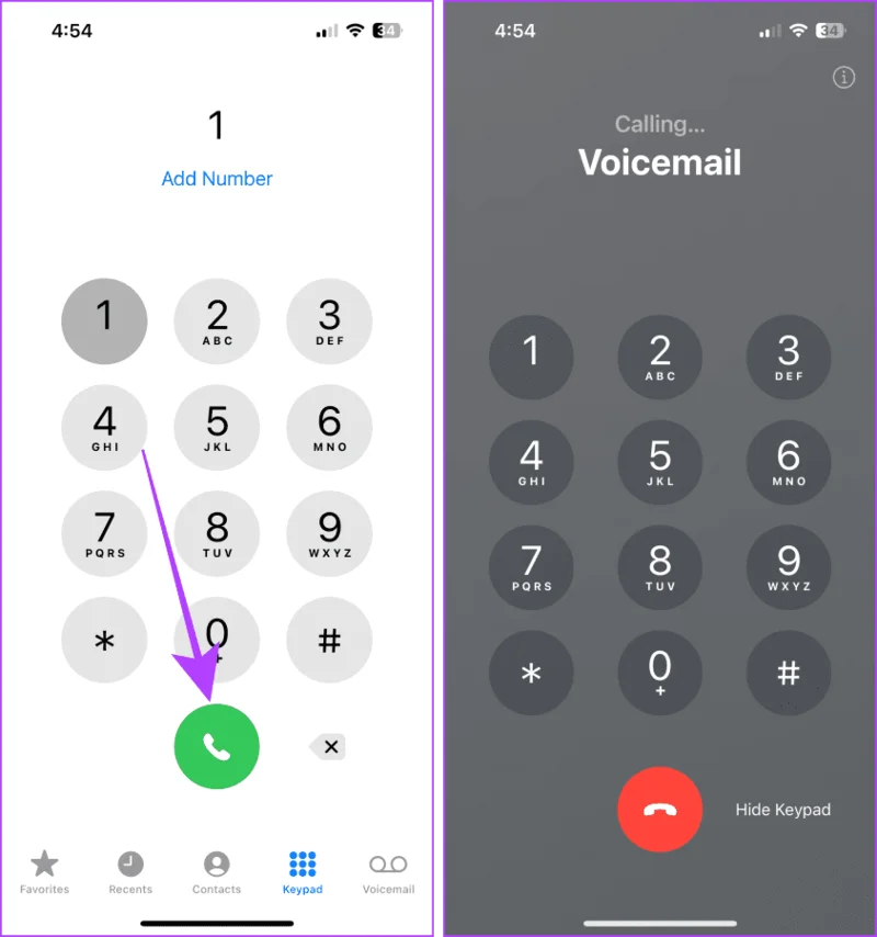 Hoe u (provider en live) voicemail op de iPhone gebruikt