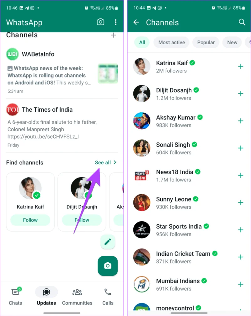 Canaux WhatsApp et canaux Telegram&nbsp;: connaître les différences
