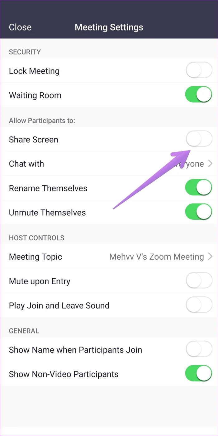 Come abilitare la condivisione dello schermo per i partecipanti su Zoom come host