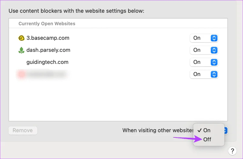 Hoe AdBlock in Safari op iPhone, iPad en Mac uit te schakelen