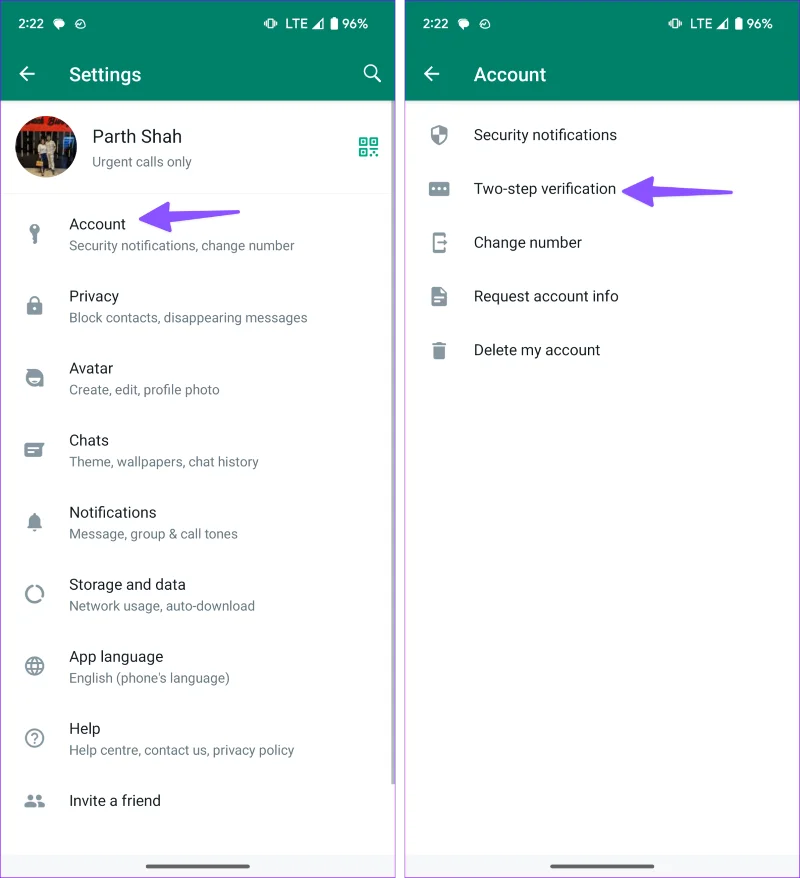 Come rimuovere il PIN della verifica in due passaggi su WhatsApp