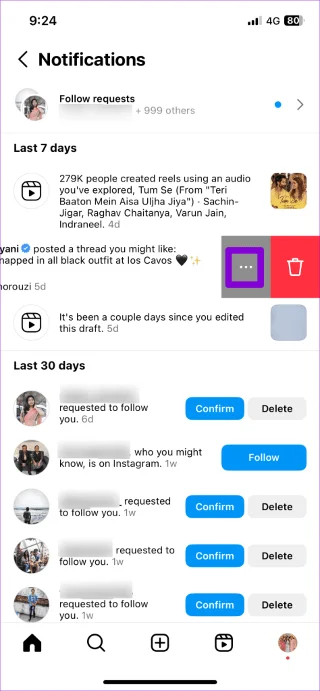 Come smettere di vedere post e notifiche dei thread su Instagram