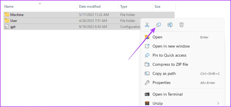 Les 4 meilleures façons de sauvegarder l'éditeur de stratégie de groupe local sous Windows 11