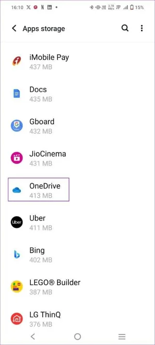 Comment vider le cache OneDrive sur Android