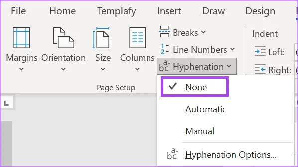 Como ativar e desativar a hifenização no Microsoft Word