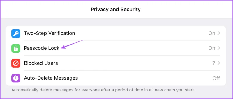 Come bloccare Telegram utilizzando il passcode su dispositivo mobile e desktop