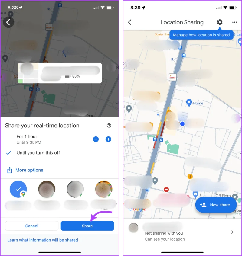 Come trovare la posizione di qualcuno tramite il numero di telefono su Google Maps