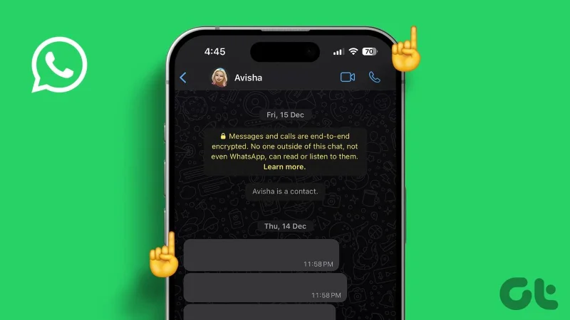 Come vedere il primo messaggio su WhatsApp senza scorrere
