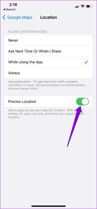 Las 11 mejores formas de arreglar los servicios de ubicación que no funcionan en iPhone
