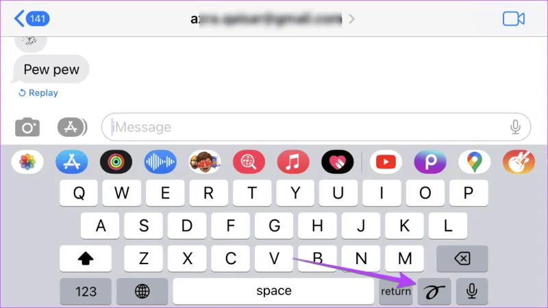 Top 9 iMessage-trucs zoals Pew Pew om speciale effecten op de iPhone toe te voegen