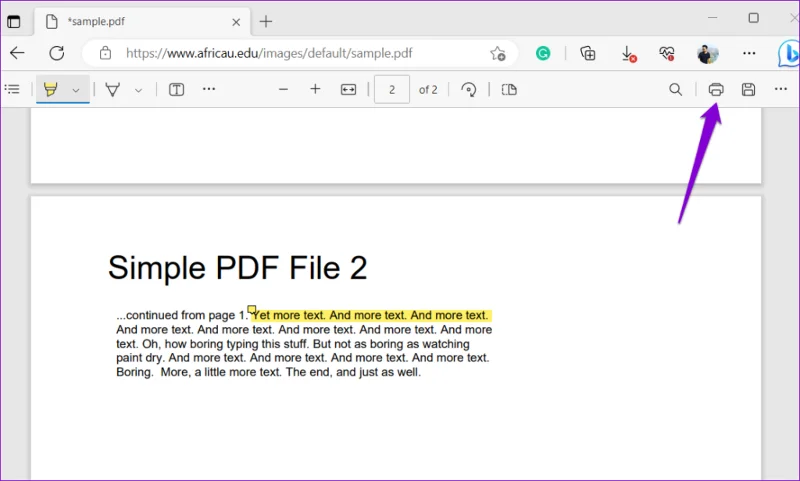 วิธีแก้ไข PDF โดยใช้ตัวแก้ไข PDF ในตัวของ Microsoft Edge