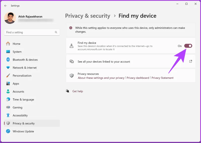 Comment utiliser Microsoft Find My Device pour suivre un ordinateur portable perdu ou volé