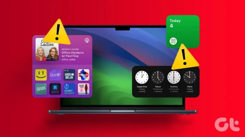 I 13 modi principali per correggere i widget che non funzionano o non si caricano su Mac