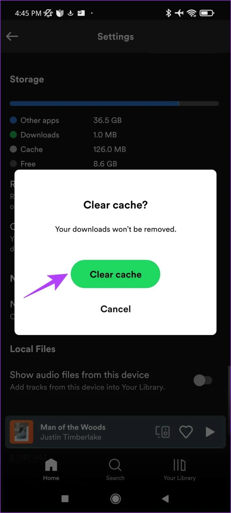 Hoe u de cache op Spotify wist en wat er gebeurt als u dat doet