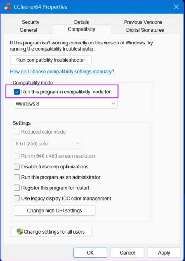 Las 7 formas principales de arreglar que CCleaner no funcione en Windows 11