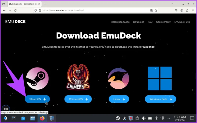 Comment installer EmuDeck sur Steam Deck