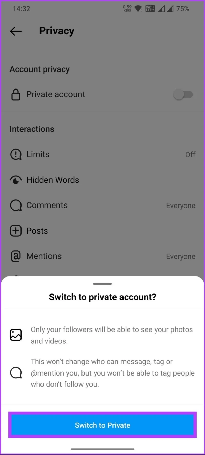 3 eenvoudige manieren om berichten van iemand op Instagram te verbergen