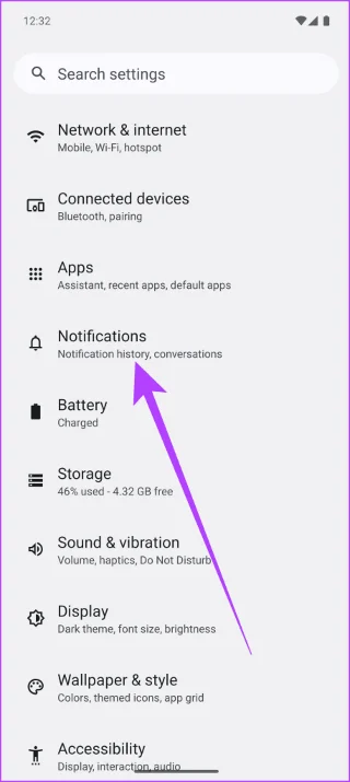 Hoe u de afkoelperiode voor meldingen inschakelt op Android 15