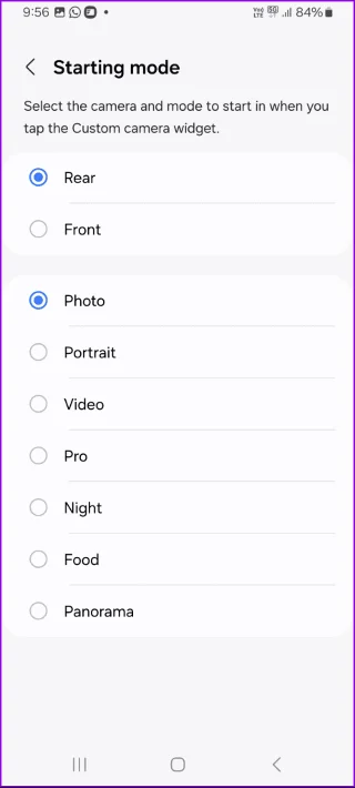 Come aggiungere un widget fotocamera personalizzato sui telefoni Samsung Galaxy