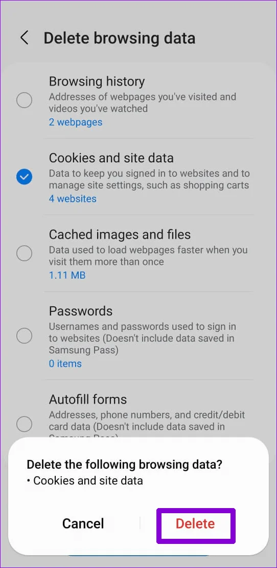 Gli 8 modi principali per risolvere il problema del browser Internet Samsung continuano ad aprirsi automaticamente